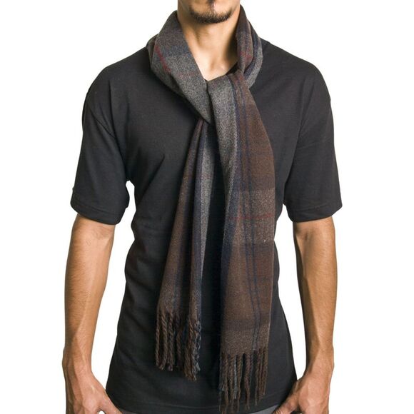 Alpine Swiss Mens Scarf Softer Than Cashmere Scarves Plaids Womens Winter Shawl - Picture 3 of 5